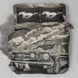 Bedding Set Duvet Cover 3pcs  Customized  3D Digital Printing  Bedding Set  Dropshipping boy gife car Black