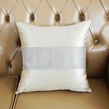 Decorative Pillow Case Flannel Diamond Patckwork Modern Simple Throw Cover Pillowcase Party Hotel Home Textile 45cm*45cm