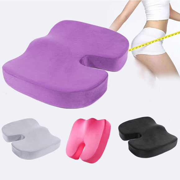 Travel Seat Cushion Coccyx Orthopedic Memory Foam U Seat Massage Chair Cushion Pad Car Office Massage Cushion