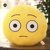 30 CM Soft Emoji Yellow Round Cushion Emoticon Stuffed Plush Toy Smiley Pillow Activity Small Gift Funny Hold Pillow #253935