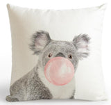 Car Backrest Pink Cushion Decoration Giraffe Koala Zebra Balloon Stripe Triangle Tent Perfume Bottle Girl Pillow Nordic Style