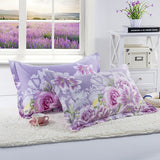 1 Piece 48cm*74cm Beauty Floral Printed Pillowcase 100% Polyester Pillow Case Cover For Bedroom Use XF340-23