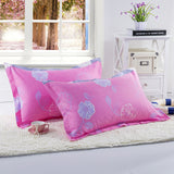 1 Piece 48cm*74cm Beauty Floral Printed Pillowcase 100% Polyester Pillow Case Cover For Bedroom Use XF340-23