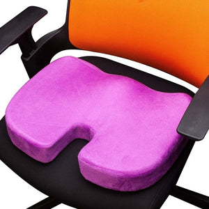 Travel Breathable Seat Cushion Coccyx Orthopedic Memory Foam U Seat Massage Chair Cushion Pad Car U-Shape Seat Cushion