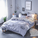 Solstice Home Textile Cartoon Polar bear Bedding Sets Children's Beddingset Bed Linen Duvet Cover Bed Sheet Pillowcase/bed Sets
