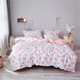 Solstice Home Textile Autumn Dark-color Flower Series  Bed Linens 4pcs Bedding Sets Bed Set Duvet Cover Bed Sheet Mans Cover Set