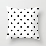 YWZN Black and White Geometric Decorative Pillowcases Polyester Throw Pillow Case Striped Geometric Pillowcase kussensloop