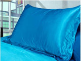 1pc Pure Emulation Silk Satin Pillowcase Single Pillow Cover Multicolor 48*74cm
