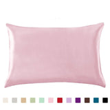 100% Queen Standard Satin Silk Soft Mulberry Plain Pillowcase Cover Chair Seat Square Pillow Cover Home19