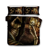 3D Bedding Set 3D Print Skull Design Duvet Cover Sets King Queen Twin Size Dropshipping  Dragon Ball Gift for children
