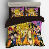 3D Bedding Set 3D Print Skull Design Duvet Cover Sets King Queen Twin Size Dropshipping  Dragon Ball Gift for children