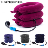 Air Cervical Traction Soft Neck Brace Device Headache Back Shoulder Pain Cervical Traction Device Massage Relaxation Health Care