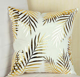 2019 Gold Bronzing Pillow Cases Luxury Geometric Pineapple Cotton Pillow Case White Bedroom Home Office Decorative