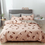 Solstice Home Textile Autumn Dark-color Flower Series  Bed Linens 4pcs Bedding Sets Bed Set Duvet Cover Bed Sheet Mans Cover Set