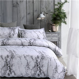 Printed Marble Bedding Set White Black Duvet Cover King Queen Size Quilt Cover Brief Bedclothes Comforter Cover 3Pcs