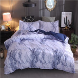 Printed Marble Bedding Set White Black Duvet Cover King Queen Size Quilt Cover Brief Bedclothes Comforter Cover 3Pcs