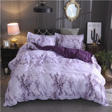 Printed Marble Bedding Set White Black Duvet Cover King Queen Size Quilt Cover Brief Bedclothes Comforter Cover 3Pcs