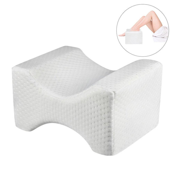 Memory Foam Wedge Contour Sleeping Knee Pillow for Side Sleepers Back Pain Sciatica Relief Pregnancy Body Pillows Leg Cushion