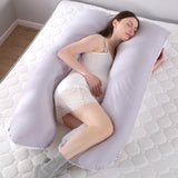 Sleeping Support Pillow For Pregnant Women Body PW12 100% Cotton Rabbit Print U Shape Maternity Pillows Pregnancy Side Sleepers