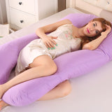 Sleeping Support Pillow For Pregnant Women Body PW12 100% Cotton Rabbit Print U Shape Maternity Pillows Pregnancy Side Sleepers