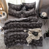 Fashion bedding sets bed linen Simple Style duvet cover flat sheet Bedding Set Winter Full King Single Queen,bed set 2019