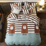 Fashion bedding sets bed linen Simple Style duvet cover flat sheet Bedding Set Winter Full King Single Queen,bed set 2019