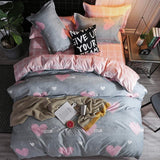 Fashion bedding sets bed linen Simple Style duvet cover flat sheet Bedding Set Winter Full King Single Queen,bed set 2019