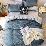 Fashion bedding sets bed linen Simple Style duvet cover flat sheet Bedding Set Winter Full King Single Queen,bed set 2019
