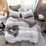 Fashion bedding sets bed linen Simple Style duvet cover flat sheet Bedding Set Winter Full King Single Queen,bed set 2019