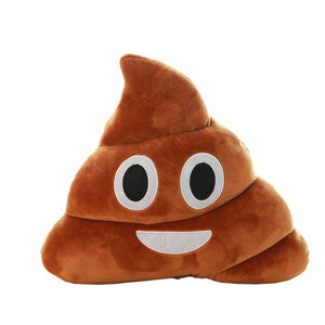 Cute Browm Emoji Smiely Poop Pillow Plush Cushions Home Decor Kids Gift Stuffed Poop Doll  Stuffed Poop Doll Dec#3