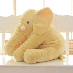 Cartoon Large Plush Elephant Toy Kids Sleeping Back Cushion stuffed Pillow Elephant Doll Baby Doll Birthday Gift for Kids