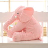 Cartoon Large Plush Elephant Toy Kids Sleeping Back Cushion stuffed Pillow Elephant Doll Baby Doll Birthday Gift for Kids